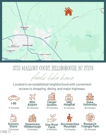 3755 Mallory Court Hillsborough NC 27278