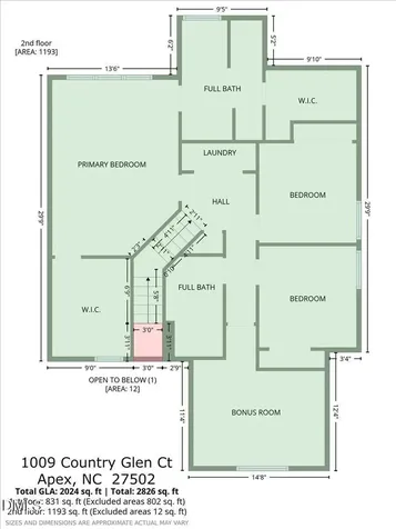 1009 Country Glen Court Apex NC 27502