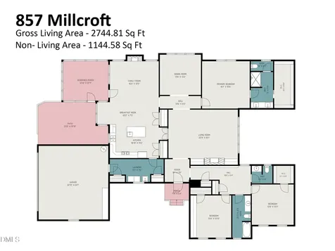 857 Millcroft Pittsboro NC 27312