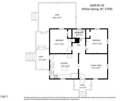 1828 Nc 42 Highway Willow Springs NC 27592