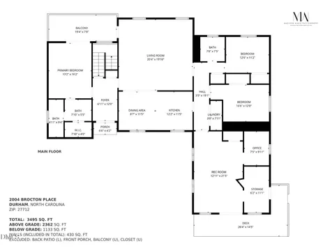 2004 Brocton Place Durham NC 27712