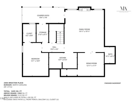 2004 Brocton Place Durham NC 27712