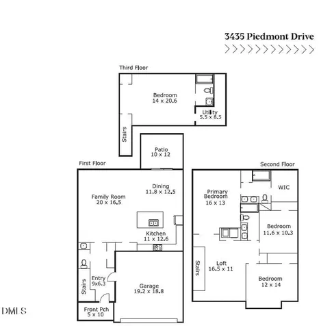 3435 Piedmont Drive Raleigh NC 27604