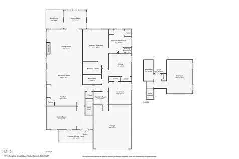 1813 Knights Crest Way Wake Forest NC 27587