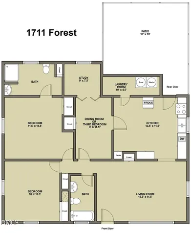 1711 Forest Road Durham NC 27705