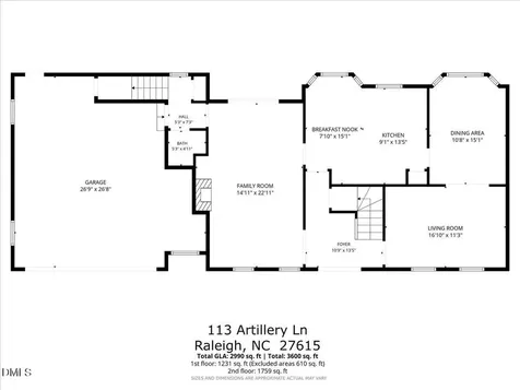 113 Artillery Lane Raleigh NC 27615