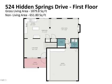 524 Hidden Springs Drive Durham NC 27703