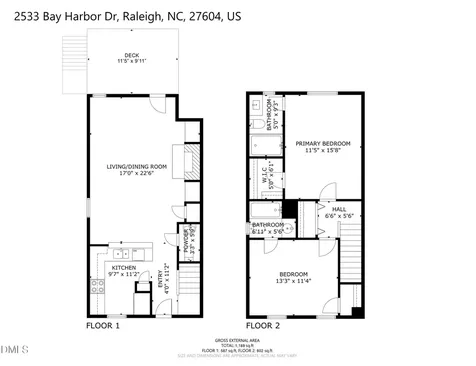 2533 Bay Harbor Drive Raleigh NC 27604