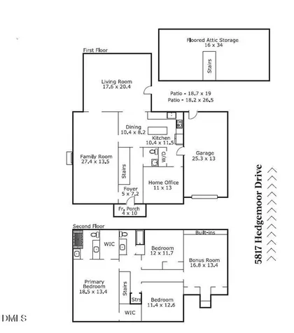 5817 Hedgemoor Drive Raleigh NC 27612