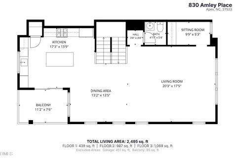 830 Amley Place Apex NC 27523