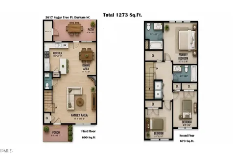 3617 Sugar Tree Place Durham NC 27713