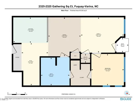 2325 Gathering Sq Court Fuquay Varina NC 27526