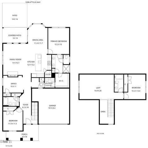 1308 Atticus Way Durham NC 27703