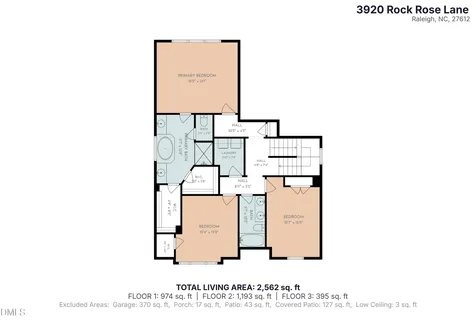 3920 Rock Rose Lane Raleigh NC 27612