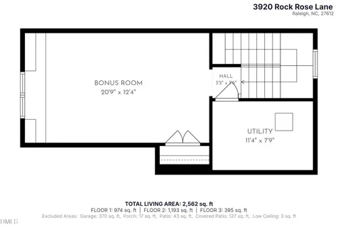 3920 Rock Rose Lane Raleigh NC 27612