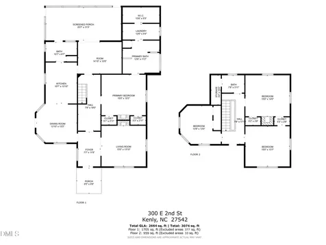 300 E 2nd Street Kenly NC 27542