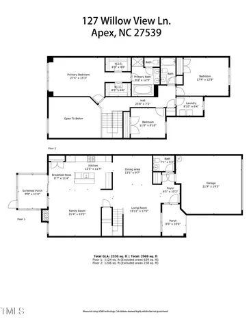127 Willow View Lane Apex NC 27539