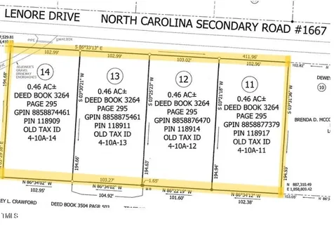 Lots 11-14 Lenore Drive Burlington NC 27217