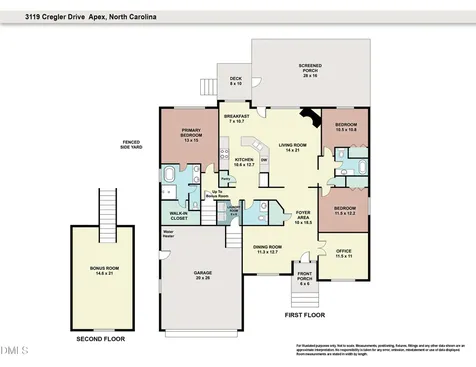3119 Cregler Drive Apex NC 27502