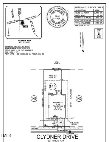 2004 Clydner Drive Cary NC 27523