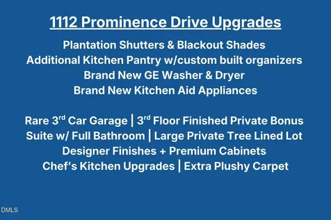 1112 Prominence Drive Durham NC 27712