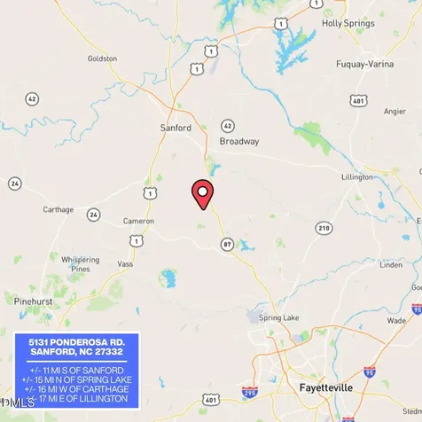 5131 Ponderosa Road Sanford NC 27332