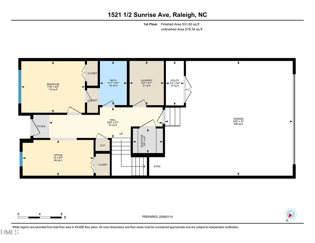 1521 1/2 Sunrise Avenue Raleigh NC 27608
