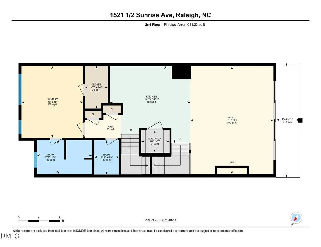 1521 1/2 Sunrise Avenue Raleigh NC 27608