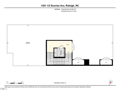 1521 1/2 Sunrise Avenue Raleigh NC 27608