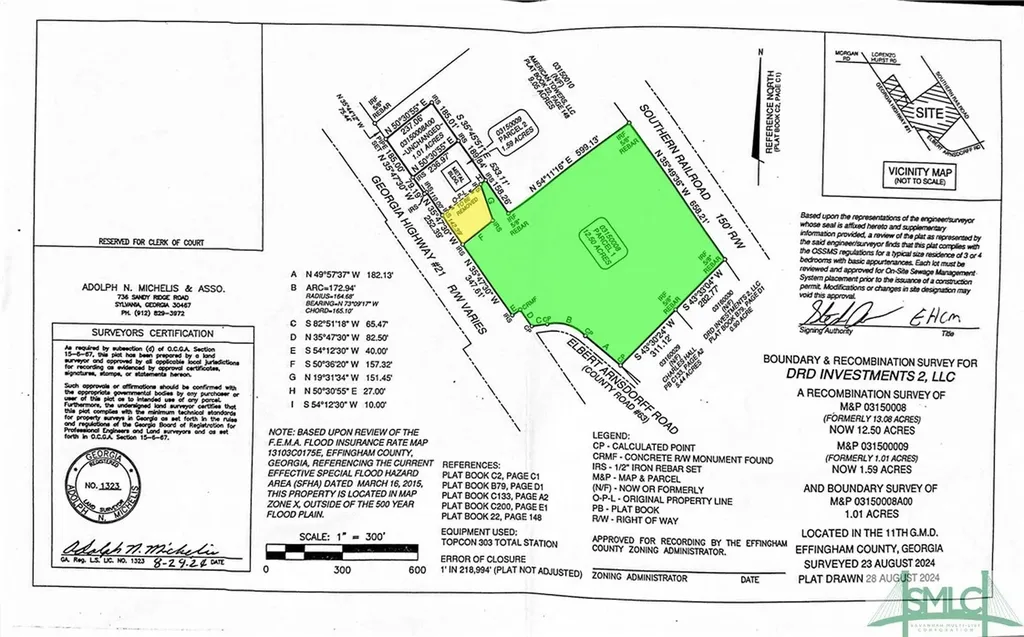 0 Highway 21 & Elbert Arnsdorff Road Springfield GA 31329