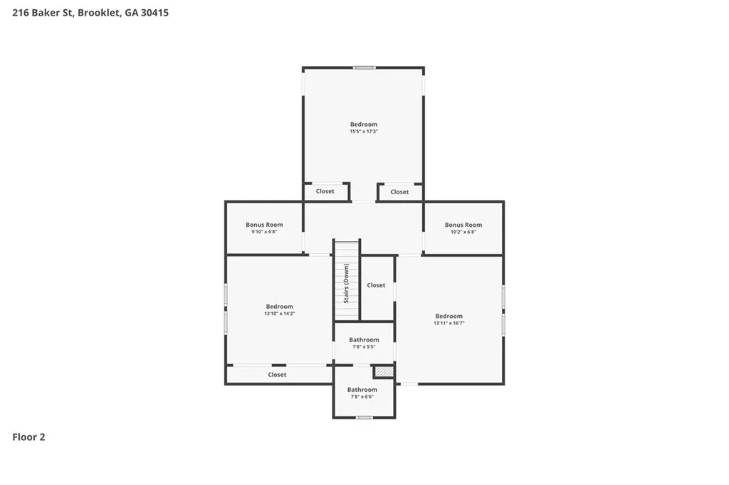 216 Baker Street Brooklet GA 30415