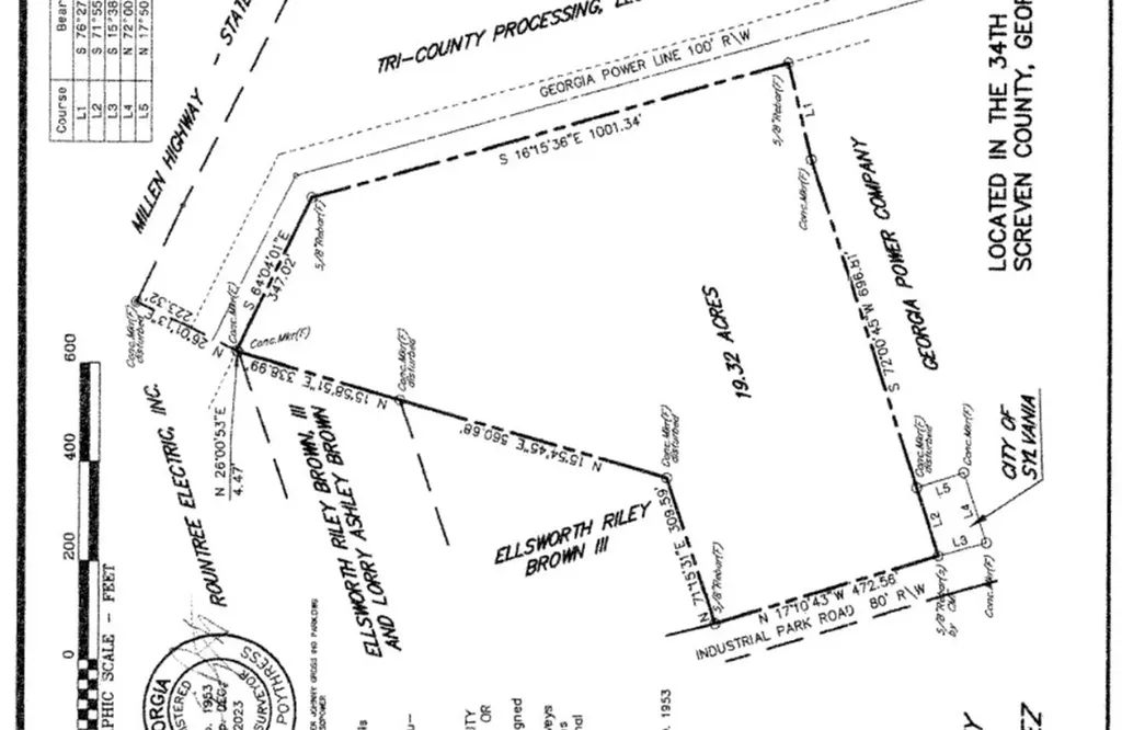 01 Industrial Park Road Sylvania GA 30467
