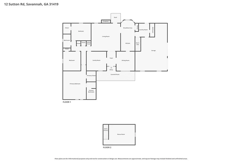 12 Sutton Road Savannah GA 31419