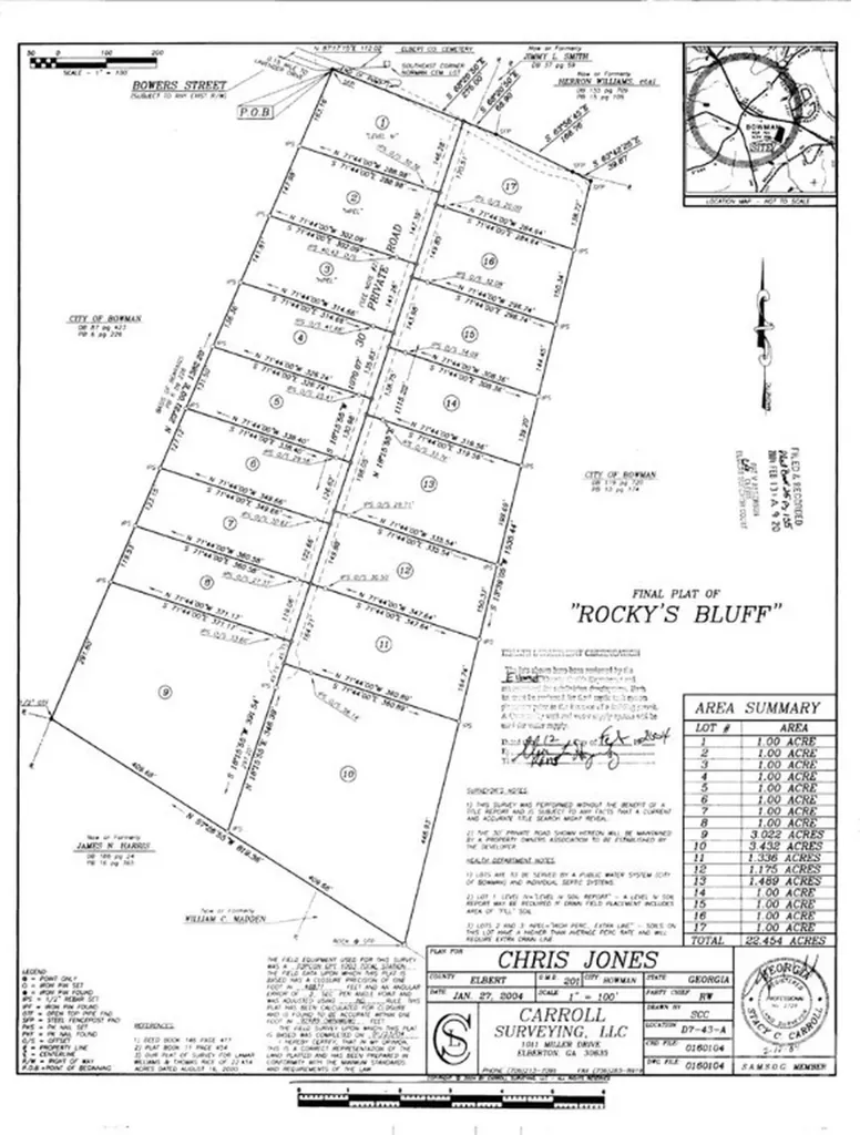 0 Bowers Street Bowman GA 30624