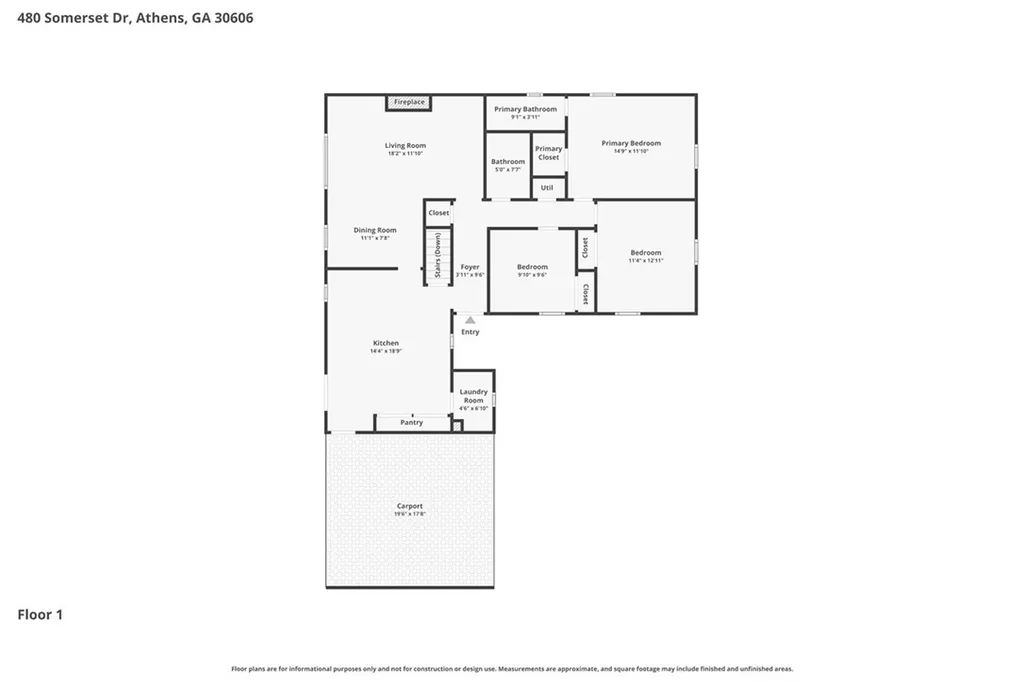 480 Somerset Drive Athens GA 30606