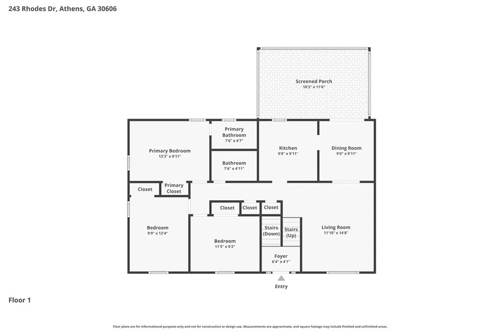 243 Rhodes Drive Athens GA 30606