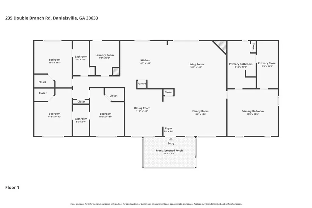 235 Double Branch Road Danielsville GA 30633