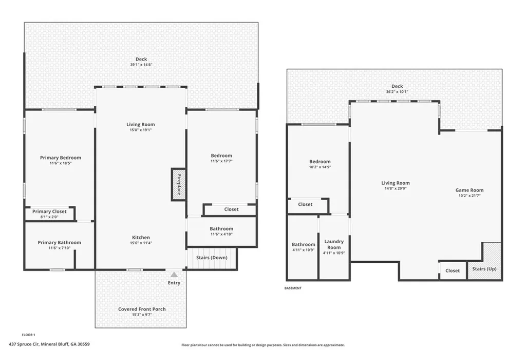 437 Spruce Circle Mineral Bluff GA 30559