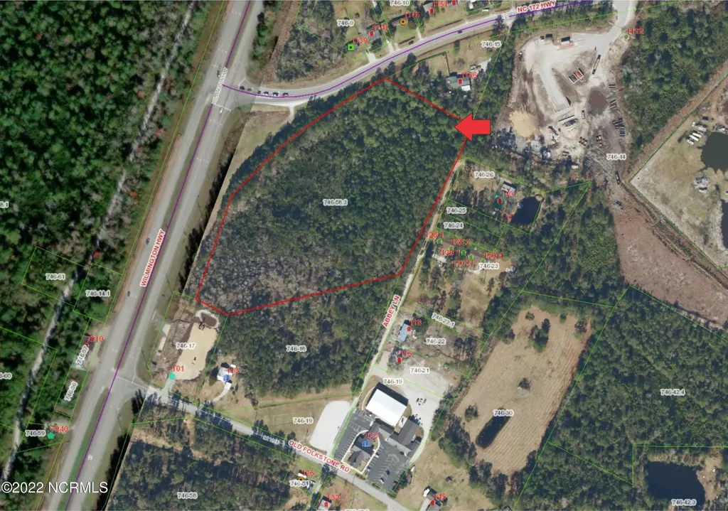 9.75 Acres Wilmington Highway Holly Ridge NC 28445