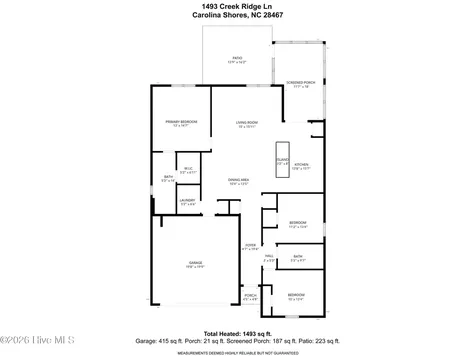 1493 Creek Ridge Lane Calabash NC 28467