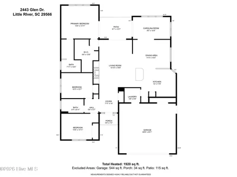 2443 Glen Drive Little River SC 29566