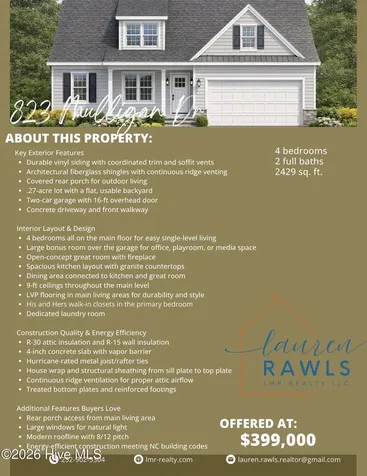 823 Mulligan Drive Ayden NC 28513