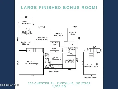 102 Chester Place Pikeville NC 27863