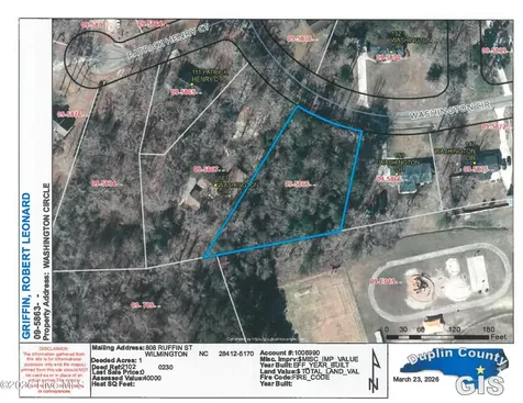 Lot 9 Washington Circle Wallace NC 28466