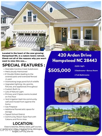 420 Arden Drive Hampstead NC 28443