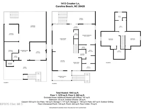 1413 Croaker Lane Carolina Beach NC 28428