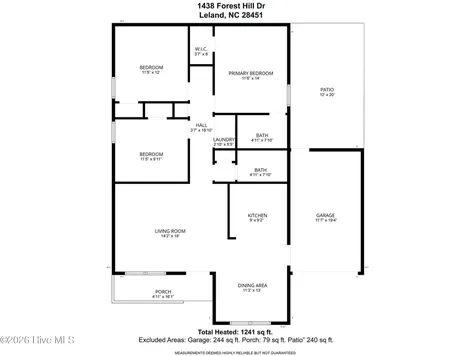 1438 Forest Hill Drive Leland NC 28451