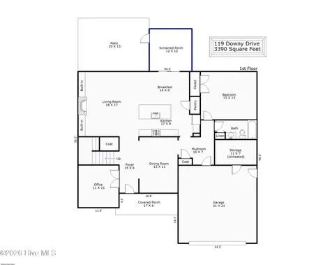 119 Downy Drive Hampstead NC 28443
