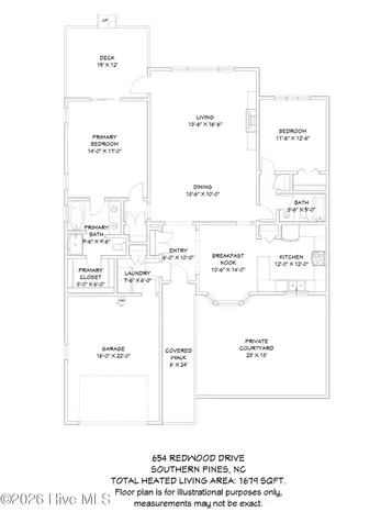 654 Redwood Drive Southern Pines NC 28387