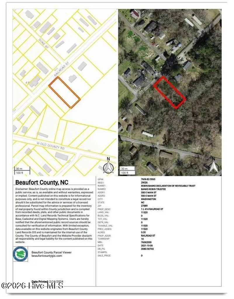 414 Railroad Street Belhaven NC 27810